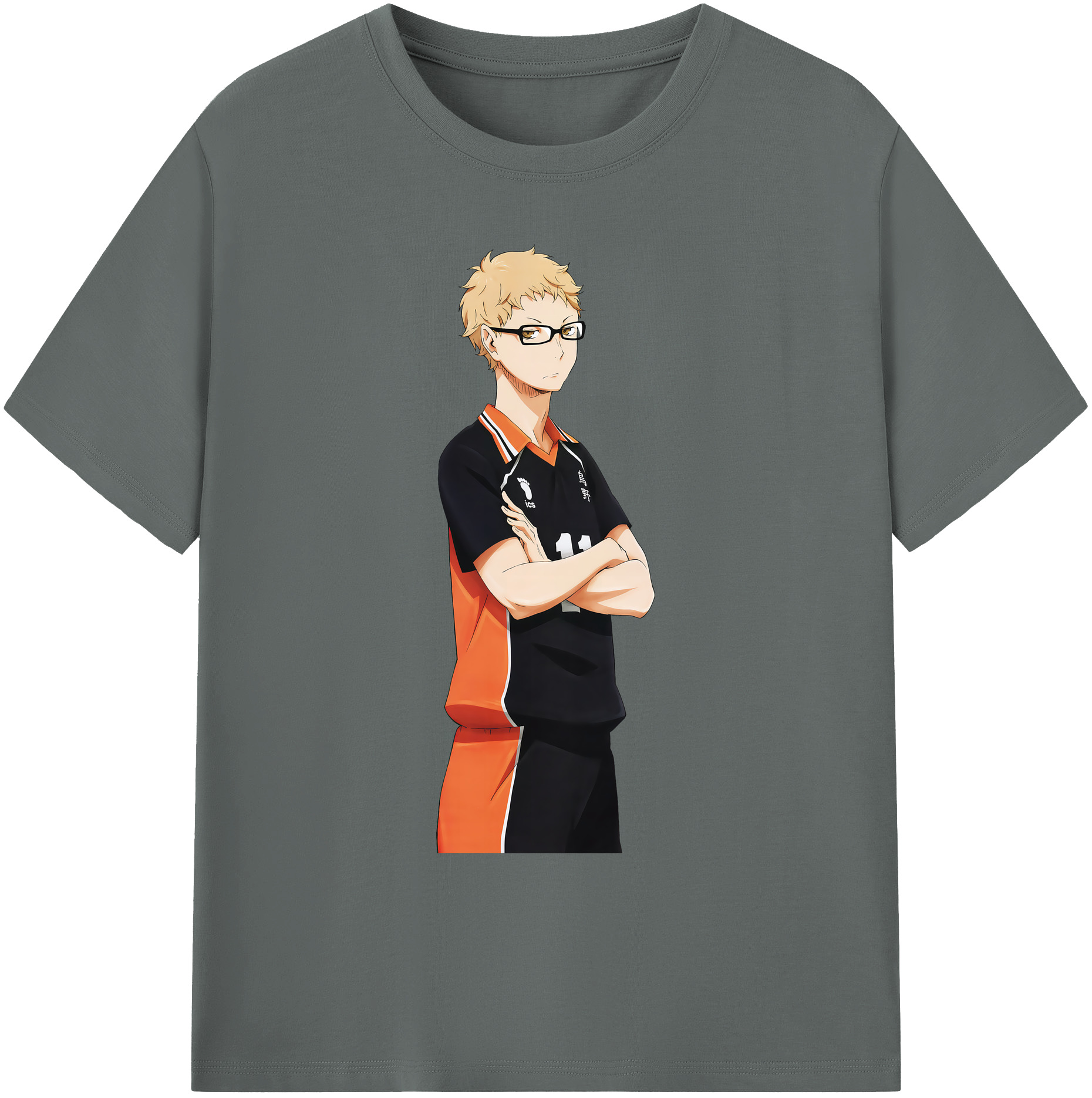 （画像用） ハイキュー!! Haikyu!! 綿100％ メンズ半袖Tシャツ｜肌触りやわらか＆通気性